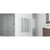 Thermorail Straight Round Vertical SingleBar Heated Towel Rail 30W 142mm x 900mm Polished Stainless Steel [167874]