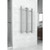 Thermogroup Thermorail Square Vertical Single Bar Heated Towel Rail 30W 142x900mm Polished Stainless Steel [167877]