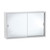 Mirror Shaving Cabinet w/Glass Mirror 600mm x 380mm x 143mm Metal Bright White [168768]