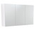 Mirror Cabinet w/Side Panels 1200mm Gloss White [169167]