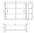 Mirror Cabinet w/Side Panels 900mm Gloss White [169162]