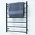 Radiant Australia Round Heated Towel Ladder 85W 7 Bar 600 x 800mm Matte Black Right Hand Wired [190549]