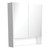 Mirror Cabinet w/Display Shelf 750mm Satin White [191579]