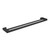 Pearl Towel Rail Double 800mm Matte Black [181320]