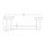 Mecca Hand Towel Rail Brushed Gold [194766]