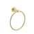 Mecca Towel Ring Brushed Gold [194771]