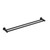 Mecca Towel Rail Double 600mm Matte Black [194773]