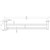 Mecca Towel Rail Double 600mm Brushed Gold [194776]