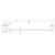 Mecca Towel Rail Single 600mm Chrome [194777]