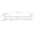 Mecca Towel Rail Double 800mm Chrome [194792]