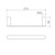 Urbane II Thin Edge Hand Towel Rail Chrome [196110]