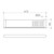 Urbane II Thin Edge Metal Shelf Chrome [196115]