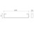 Urbane II Thin Edge Hand Wall Basin Integrated Rail PVD Gunmetal [196129]