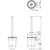 Radii Round Toilet Brush & Holder Chrome [199309]