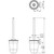 Radii Toilet Brush & Holder Square Plate C+N855+N+N852:N855 [199310]
