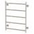 Radii Towel Ladder 5Bar 550mm x 740mm Round Plate Brushed Nickel [199311]