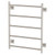 Radii Towel Ladder 4 Bar 550 x 740mm with Square Plate Brushed Nickel [199312]