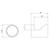 Vivid Slimline Robe Hook Brushed Nickel [199320]