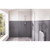 Vivid Slimline Towel Ladder 4Bar 800mm x 500mm Chrome [199326]