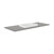 Sarah Dove Grey 1200 Semi-Inset Basin-Top + Quest Gloss White Cabinet on Kick Board 2 Drawer 1 Tap Hole [165921]