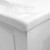 Dolce Ceramic Moulded Basin-Top + Fingerpull Gloss White Cabinet on Kick Board 2 Door 3 Left Drawer 900mm 1TH [165931]