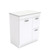 Sarah Black Sparkle 750 Semi-inset Basin-Top + Unicab Gloss White Cabinet on Kick Board 1 Door 2 Left Drawer 1TH [197049]