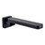 Sigma Bath Wall Swivel Spout 220mm Black [167792]