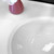 Rotondo 900 Ceramic Moulded Basin-Top + Fingerpull Satin White Cabinet on Kick Board 2 Door 2 Left Drawer 3TH [197358]
