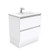 Dolce 750 Ceramic Moulded Basin-Top + Quest Gloss White Cabinet on Kick Board2 Drawer 1 Tap Hole [197588]