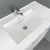 Dolce 900 Ceramic Moulded Basin-Top + Manu Gloss White Cabinet Wall-Hung 4 Drawer No Tap Hole [197653]