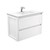 Dolce 900 Ceramic Moulded Basin-Top + Hampton Satin White Cabinet Wall-Hung 3 Tap Hole [197742]