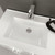 Vanessa 1200mm Poly-Marble Moulded Basin-Top + Hampton Satin White Cabinet on Kick Board 4 Drawer 1TH [197804]
