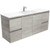 Vanessa 1500 Poly-Marble Moulded Basin-Top, Single Bowl + Edge Industrial Cabinet Wall-Hung 3 Tap Hole [197845]