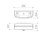 Valette Plastic Wall Basin with Bracket 2 Tap Holes White [059838]
