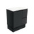 Sarah Roman Sand 750 Semi-inset Basin-Top + Fingerpull Satin Black Cabinet on Kick Board 1 Door 2 Left Drawer 3TH [196754]