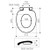 Junior Toilet Seat Single Flap Black [064132]