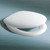 Caravelle Commercial Toilet Seat Double Flap White [064290]