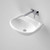 Caravelle Wall Basin 550mm with Bracket White 3 Tap Holes [058642]