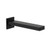 Square Wall Bath / Basin Outlet 220mm Matte Black [156367]