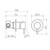 Round Pin Wall Bath/Shower Mixer Chrome [156376]