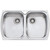 Monet Sink Double Bowl No Drainer MO763 815mm x 500mm One Tap Hole Topmount Stainless Steel [067812]