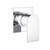 Round Square Wall Bath/Shower Mixer Backplate Chrome [165163]