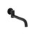 Round Swivel Bath Spout Matte Black [165166]