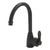 Eleanor Gooseneck Sink Mixer Matte Black 5Star [169637]