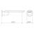 Urbane II Swivel Basin/Bath Outlet Round Cover Plate 220mm Spout Brushed Brass [196293]