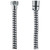 Spiral PVC Shower Hose 1 Connection Nut 1500mm Chrome [044184]