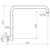 Upswept Round Wall Shower Arm 400mm Chrome [156396]