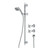 Lillian Modern Vintage Rail Shower Set Polished Chrome [158241]