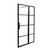 Manhattan Framed Alcove Shower Screen Left Hand Door 1200mm x 2100mm Matte Black [180794]