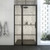 Manhattan Framed Alcove Shower Screen Right Hand Door 1200mm x 2100mm Matte Black [180795]
